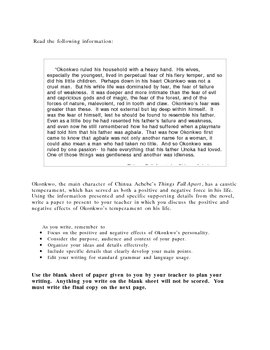 things fall apart essay grade 11 pdf