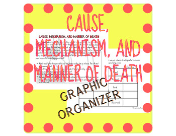 Preview of Cause, Mechanism, and Manner of Death