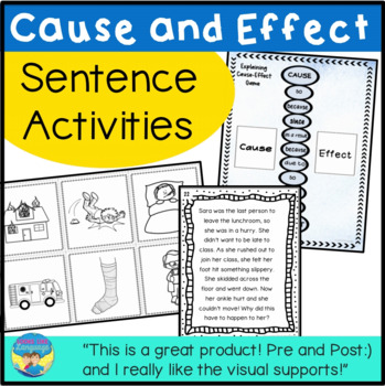 Preview of Cause and Effect Activities | Compound Sentences | Conjunctions
