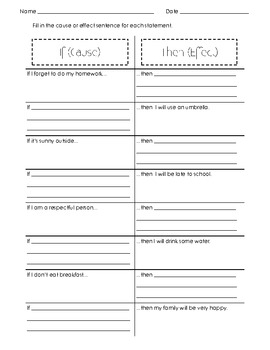 Cause and Effect Activity Pack by Aubrey Buerstatte | TPT