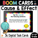 Cause and Effect BOOM CARDS™ Activity: Task Cards & Anchor Charts