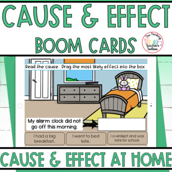 Preview of Cause and Effect Boom Cards