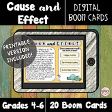 Cause and Effect Boom Cards + Printable Task Cards