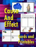 Cause and Effect Task Cards and Printables