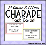 Cause and Effect Charades Task Card Game