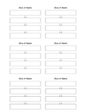 Cause and Effect Charts and Question Stems