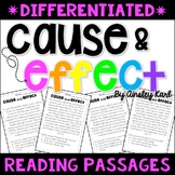 Cause and Effect Short Stories / Passages - Differentiated