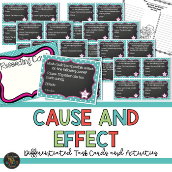 Preview of Cause and Effect Task Cards