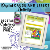 Cause and Effect Digital Resource Multiple Choice Color By