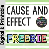 Cause and Effect Freebie