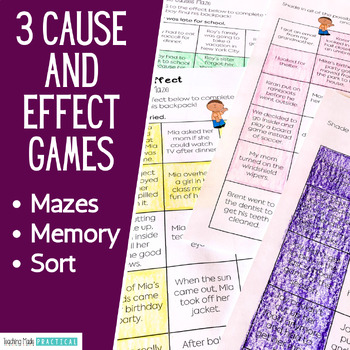 Preview of Cause and Effect Games / Cause and Effect Centers