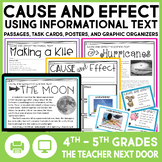 Cause and Effect Informational Text Print and Digital