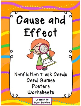 Preview of Cause and Effect Task Cards Activities