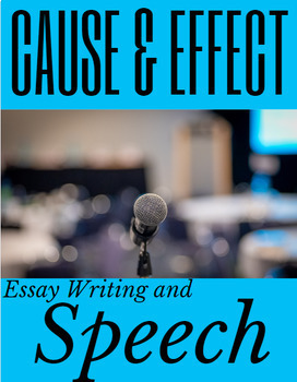 Preview of Cause and Effect Informative Writing and Speech