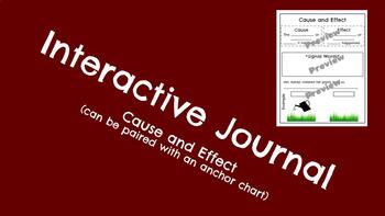 Preview of Cause and Effect Interactive Journal