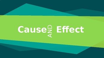 Preview of Cause and Effect Introduction