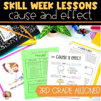 Preview of Cause and Effect Lesson Plans with Activities