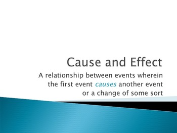 Preview of Cause and Effect Lesson and Practice