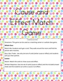 Cause and Effect Match Game
