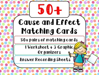 Cause and Effect Matching Cards by Roller Kiddie | TpT