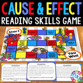 Cause and Effect Passages Task Cards Activity ELA Game Rea