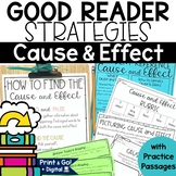 Cause and Effect Text Structure Passages Activities Graphi