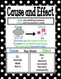 Cause and Effect Poster/Mini-Anchor Chart