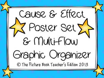 Preview of Cause and Effect Poster and Graphic Organizer Set