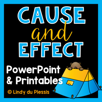 Preview of Cause and Effect PowerPoint and Printables