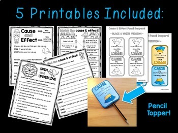 Cause and Effect PowerPoint and Printables by Lindy du Plessis | TPT