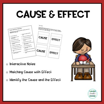 Cause and Effect Practice by Laugh Teach Inspire | TPT