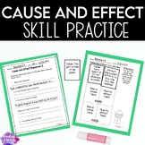 Cause and Effect Practice | Task Cards Passages and Activities