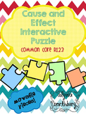 Cause and Effect Puzzle ~INTERACTIVE GOOGLE CLASSROOM~ Ble
