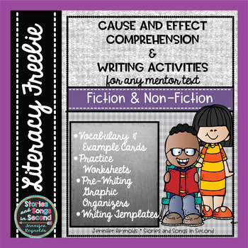 Preview of Cause and Effect Reading Comprehension and Writing Activities - FREEBIE