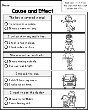 Cause and Effect - Reading Practice Pages by Kaitlynn Albani | TpT