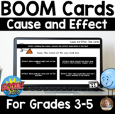 Cause and Effect SELF-GRADING BOOM Deck -Grades 3-5: Set o