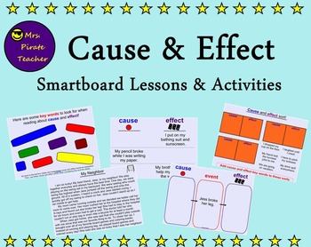 Preview of Cause and Effect Smartboard Lessons and Activities