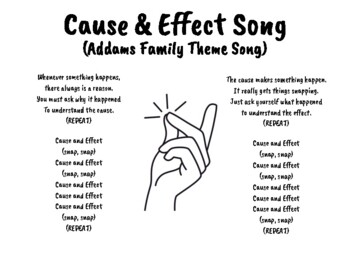 Preview of Cause and Effect Song (Addams Family)