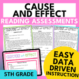 Cause and Effect Standards-Based Reading Assessments for N