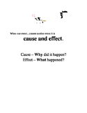 Cause and Effect Strategies and Template