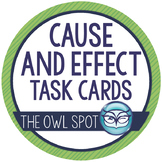 Cause and Effect Task Cards Test Prep