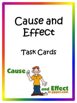 Preview of Cause and Effect Task Cards