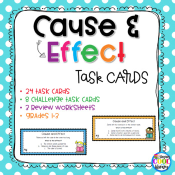 Preview of Cause and Effect Task Cards