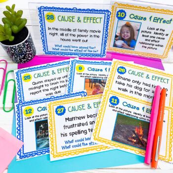 cause and effect task cards pdf