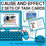 Cause and Effect Task Cards Print and Digital - Cause and 
