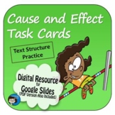 Cause and Effect Task Cards and Google Slides
