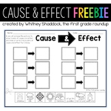 Cause and Effect Weather FREEBIE