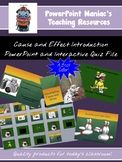Cause and Effect introduction PowerPoint lesson and Intera