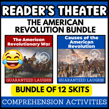 Preview of Causes, Battles, & Events of the American Revolution War Readers Theater Bundle
