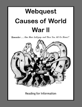 World War 2 Causes, World War II, WW2, WWII- Webquest by Linda McCormick